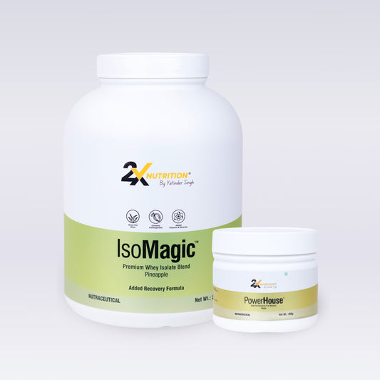 Ultimate Power Combo - IsoMagic(Pineapple 2kg) + PowerHouse - 2X Nutrition