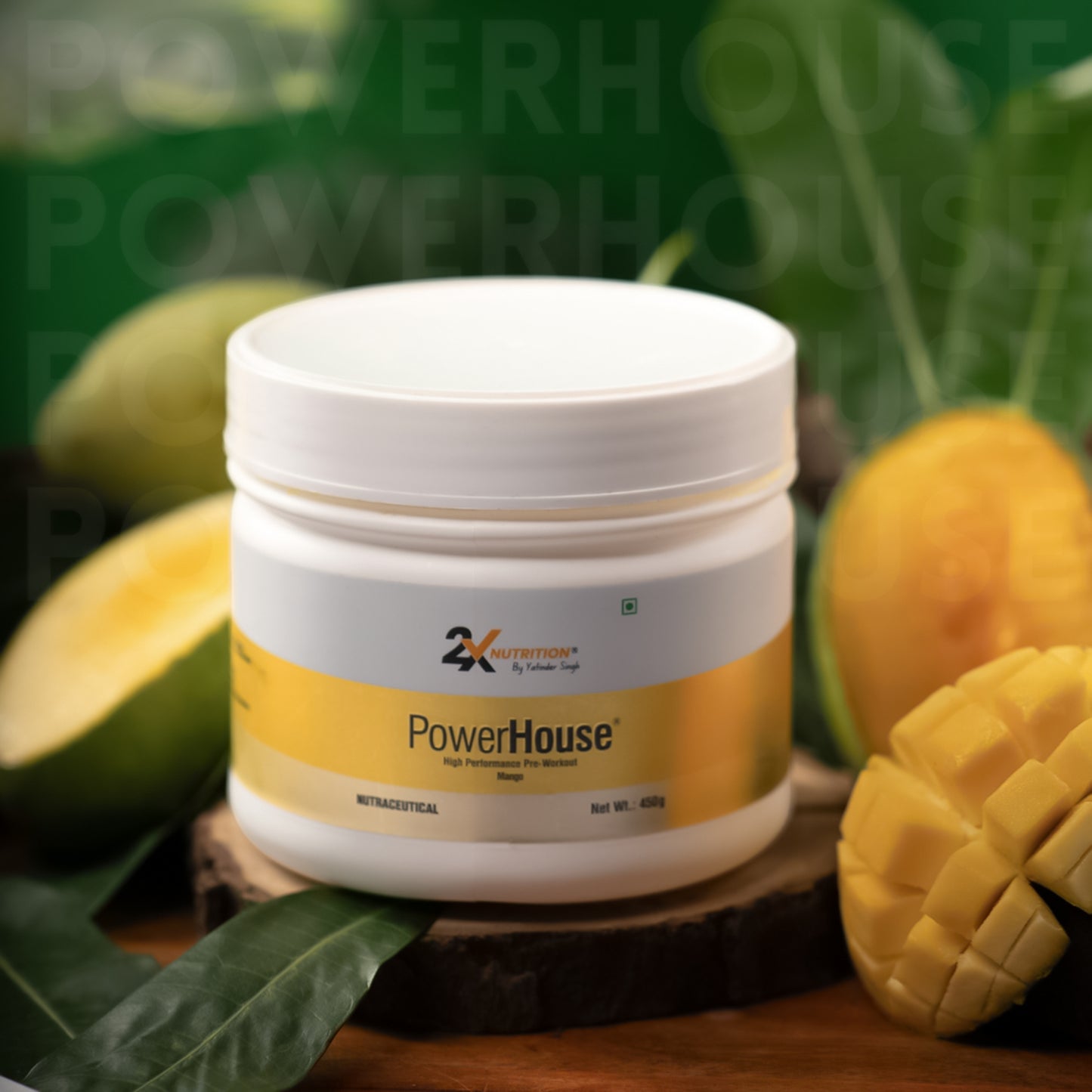 PowerHouse -Mango 450g - 2X Nutrition