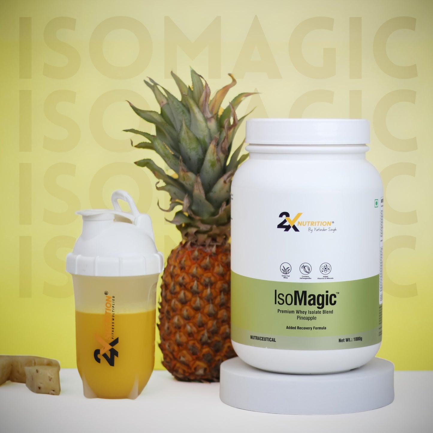 IsoMagic (Pineapple-1kg) - 2X Nutrition