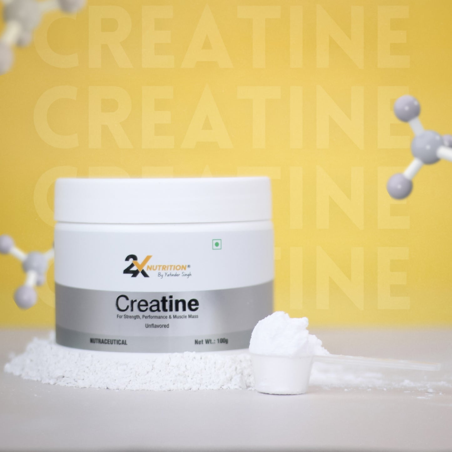 Creatine, 100% Pure & Micronized - 2X Nutrition