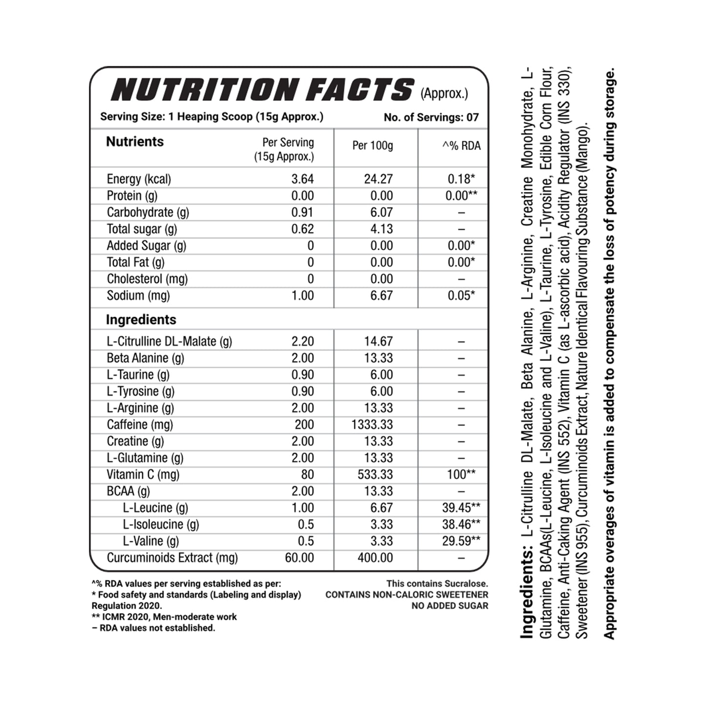 PowerHouse, High-performance Pre-workout 105g