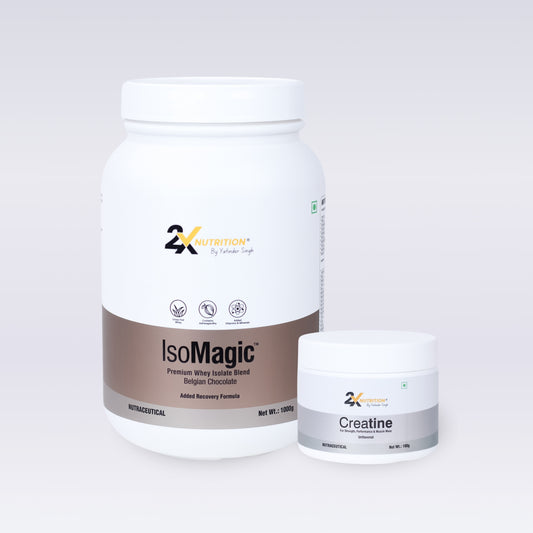 Muscle Max Combo - IsoMagic(Belgian 1 Kg) + Creatine Monohydrate