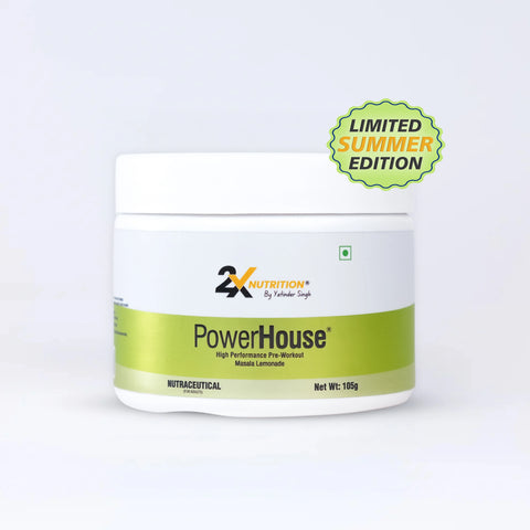 PowerHouse, High-performance Pre-workout (Masala Lemonade- 105g)