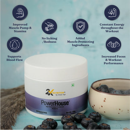 Pre workout benefits including energy endurance and focus from PowerHouse pre workout
