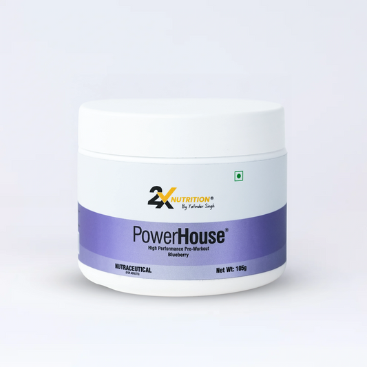 PowerHouse – High-Performance Pre Workout Supplement (Blueberry - 105g)