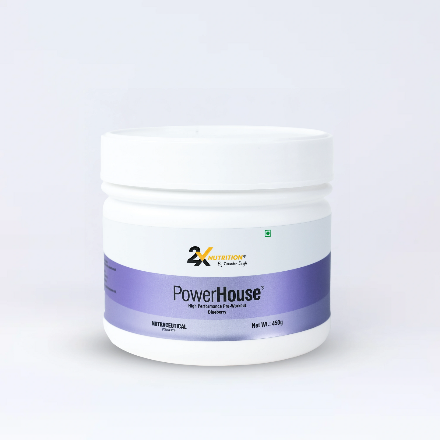 PowerHouse, High-performance Pre-workout (Blueberry- 450g)