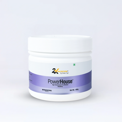 PowerHouse, High-performance Pre-workout (Blueberry- 450g)