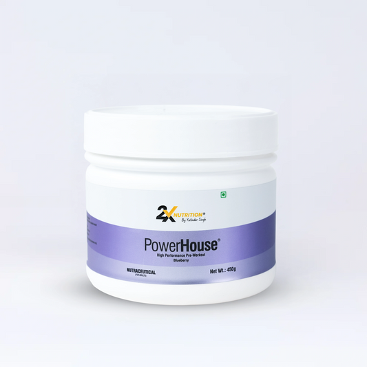 PowerHouse, High-performance Pre-workout (Blueberry- 450g)