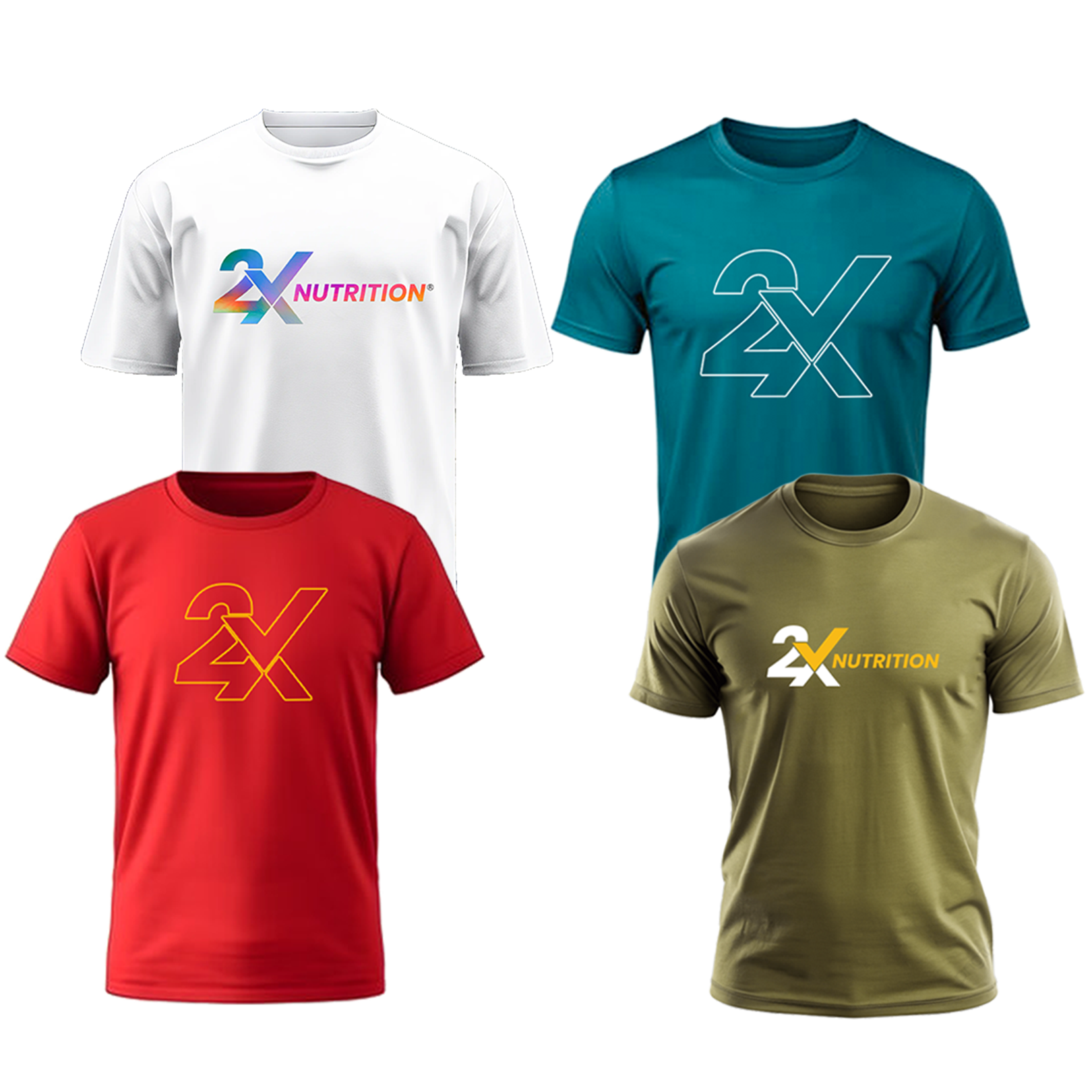 Men Dry-Fit T-shirt (Pack of 1) - 2X Nutrition